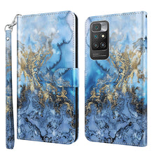 Load image into Gallery viewer, 3D Painting Pattern TPU + PU Leather Phone Case, For Xiaomi Redmi Note 11 Pro / 11 Pro+, For Xiaomi Redmi Note 8 2021, For Xiaomi Redmi 10, For Xiaomi Redmi 10C International Version