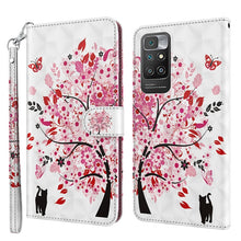 Load image into Gallery viewer, 3D Painting Pattern TPU + PU Leather Phone Case, For Xiaomi Redmi Note 11 Pro / 11 Pro+, For Xiaomi Redmi Note 8 2021, For Xiaomi Redmi 10, For Xiaomi Redmi 10C International Version