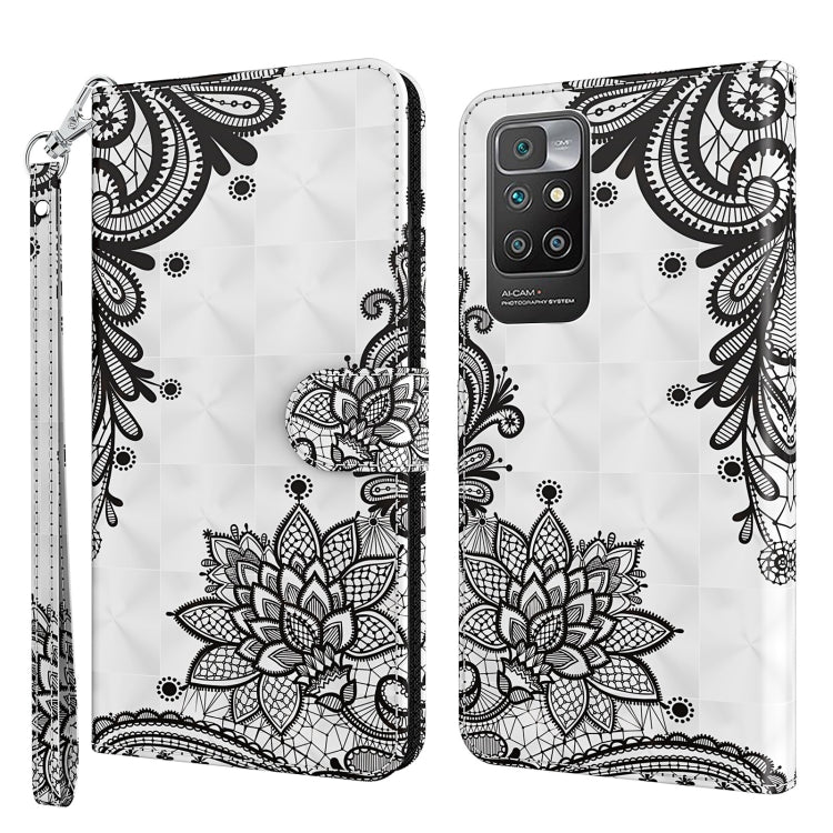 3D Painting Pattern TPU + PU Leather Phone Case, For Xiaomi Redmi Note 11 Pro / 11 Pro+, For Xiaomi Redmi Note 8 2021, For Xiaomi Redmi 10, For Xiaomi Redmi 10C International Version