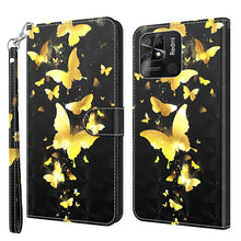 Load image into Gallery viewer, 3D Painting Pattern TPU + PU Leather Phone Case, For Xiaomi Redmi Note 11 Pro / 11 Pro+, For Xiaomi Redmi Note 8 2021, For Xiaomi Redmi 10, For Xiaomi Redmi 10C International Version