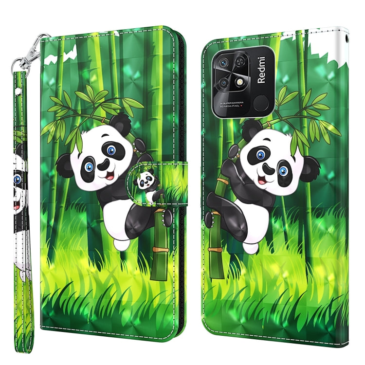 3D Painting Pattern TPU + PU Leather Phone Case, For Xiaomi Redmi Note 11 Pro / 11 Pro+, For Xiaomi Redmi Note 8 2021, For Xiaomi Redmi 10, For Xiaomi Redmi 10C International Version