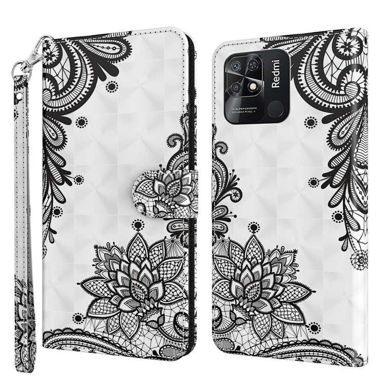 3D Painting Pattern TPU + PU Leather Phone Case, For Xiaomi Redmi Note 11 Pro / 11 Pro+, For Xiaomi Redmi Note 8 2021, For Xiaomi Redmi 10, For Xiaomi Redmi 10C International Version