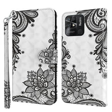 Load image into Gallery viewer, 3D Painting Pattern TPU + PU Leather Phone Case, For Xiaomi Redmi Note 11 Pro / 11 Pro+, For Xiaomi Redmi Note 8 2021, For Xiaomi Redmi 10, For Xiaomi Redmi 10C International Version
