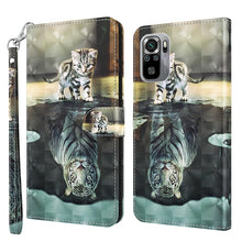 Load image into Gallery viewer, 3D Painting Pattern TPU + PU Leather Phone Case, For Xiaomi Redmi Note 10 / 10S, For Xiaomi Redmi Note 10 5G, For Xiaomi Redmi Note 11 4G International, For Xiaomi Redmi Note 11 Pro 4G / 5G International Version