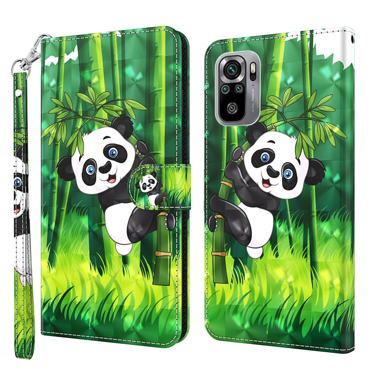 3D Painting Pattern TPU + PU Leather Phone Case, For Xiaomi Redmi Note 10 / 10S, For Xiaomi Redmi Note 10 5G, For Xiaomi Redmi Note 11 4G International, For Xiaomi Redmi Note 11 Pro 4G / 5G International Version