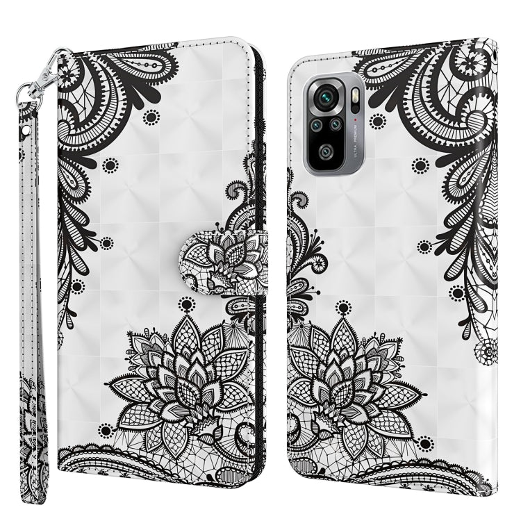 3D Painting Pattern TPU + PU Leather Phone Case, For Xiaomi Redmi Note 10 / 10S, For Xiaomi Redmi Note 10 5G, For Xiaomi Redmi Note 11 4G International, For Xiaomi Redmi Note 11 Pro 4G / 5G International Version