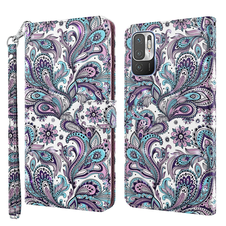 3D Painting Pattern TPU + PU Leather Phone Case, For Xiaomi Redmi Note 10 / 10S, For Xiaomi Redmi Note 10 5G, For Xiaomi Redmi Note 11 4G International, For Xiaomi Redmi Note 11 Pro 4G / 5G International Version