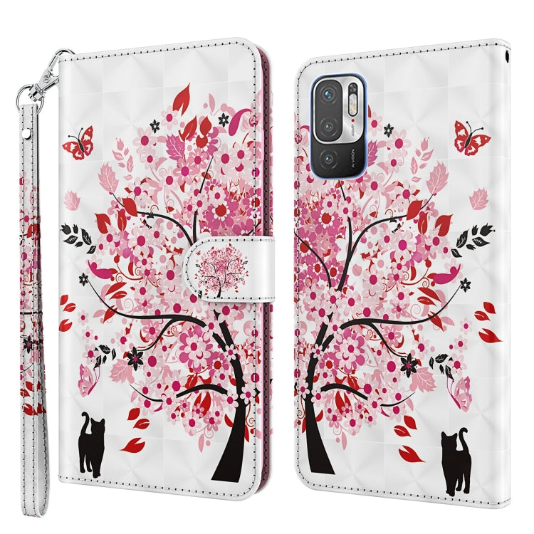 3D Painting Pattern TPU + PU Leather Phone Case, For Xiaomi Redmi Note 10 / 10S, For Xiaomi Redmi Note 10 5G, For Xiaomi Redmi Note 11 4G International, For Xiaomi Redmi Note 11 Pro 4G / 5G International Version