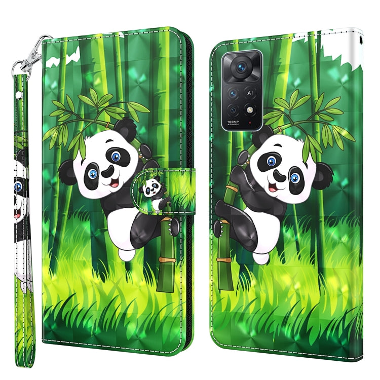 3D Painting Pattern TPU + PU Leather Phone Case, For Xiaomi Redmi Note 10 / 10S, For Xiaomi Redmi Note 10 5G, For Xiaomi Redmi Note 11 4G International, For Xiaomi Redmi Note 11 Pro 4G / 5G International Version