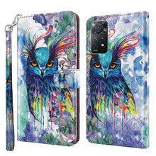 Load image into Gallery viewer, 3D Painting Pattern TPU + PU Leather Phone Case, For Xiaomi Redmi Note 10 / 10S, For Xiaomi Redmi Note 10 5G, For Xiaomi Redmi Note 11 4G International, For Xiaomi Redmi Note 11 Pro 4G / 5G International Version