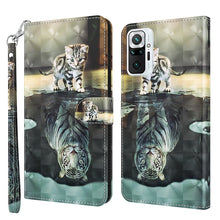 Load image into Gallery viewer, 3D Painting Pattern TPU + PU Leather Phone Case, For Xiaomi Redmi Note 10 Pro / 10 Pro Max