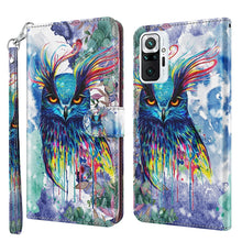 Load image into Gallery viewer, 3D Painting Pattern TPU + PU Leather Phone Case, For Xiaomi Redmi Note 10 Pro / 10 Pro Max