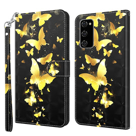 3D Painting Pattern TPU + PU Leather Phone Case, For Samsung Galaxy A03s 166mm, For Samsung Galaxy A13 5G, For Samsung Galaxy A13 4G, For Samsung Galaxy A22 5G