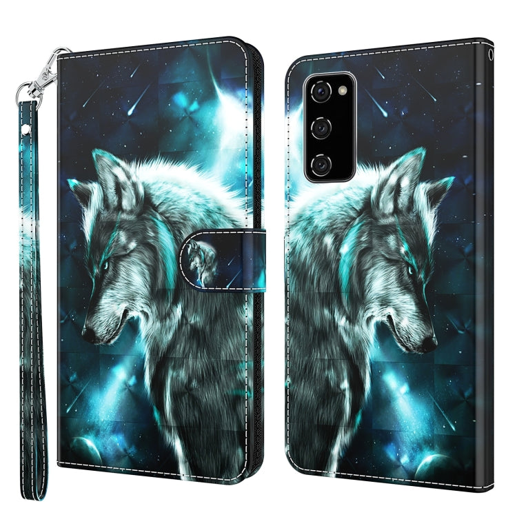 3D Painting Pattern TPU + PU Leather Phone Case, For Samsung Galaxy A03s 166mm, For Samsung Galaxy A13 5G, For Samsung Galaxy A13 4G, For Samsung Galaxy A22 5G