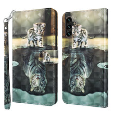 Load image into Gallery viewer, 3D Painting Pattern TPU + PU Leather Phone Case, For Samsung Galaxy A03s 166mm, For Samsung Galaxy A13 5G, For Samsung Galaxy A13 4G, For Samsung Galaxy A22 5G