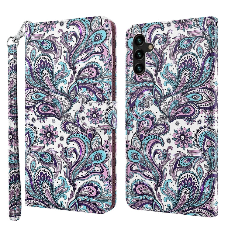 3D Painting Pattern TPU + PU Leather Phone Case, For Samsung Galaxy A03s 166mm, For Samsung Galaxy A13 5G, For Samsung Galaxy A13 4G, For Samsung Galaxy A22 5G