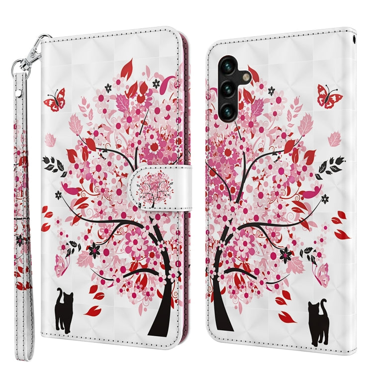 3D Painting Pattern TPU + PU Leather Phone Case, For Samsung Galaxy A03s 166mm, For Samsung Galaxy A13 5G, For Samsung Galaxy A13 4G, For Samsung Galaxy A22 5G