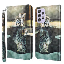 Load image into Gallery viewer, 3D Painting Pattern TPU + PU Leather Phone Case, For Samsung Galaxy A03s 166mm, For Samsung Galaxy A13 5G, For Samsung Galaxy A13 4G, For Samsung Galaxy A22 5G