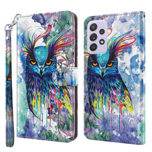 Load image into Gallery viewer, 3D Painting Pattern TPU + PU Leather Phone Case, For Samsung Galaxy A03s 166mm, For Samsung Galaxy A13 5G, For Samsung Galaxy A13 4G, For Samsung Galaxy A22 5G