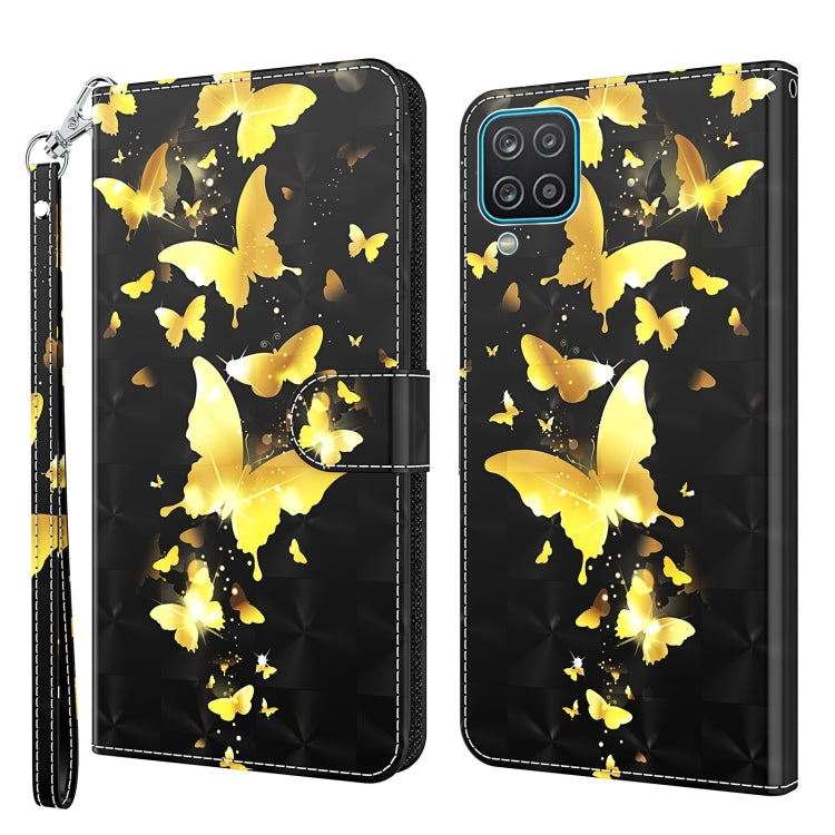 3D Painting Pattern TPU + PU Leather Phone Case, For Samsung Galaxy A03s 166mm, For Samsung Galaxy A13 5G, For Samsung Galaxy A13 4G, For Samsung Galaxy A22 5G