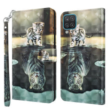 Load image into Gallery viewer, 3D Painting Pattern TPU + PU Leather Phone Case, For Samsung Galaxy A03s 166mm, For Samsung Galaxy A13 5G, For Samsung Galaxy A13 4G, For Samsung Galaxy A22 5G
