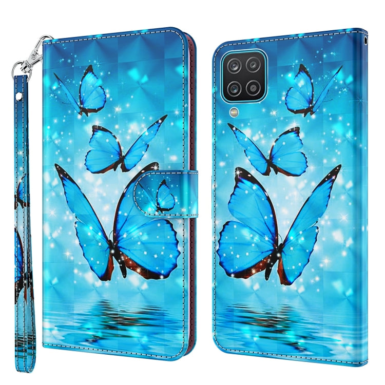 3D Painting Pattern TPU + PU Leather Phone Case, For Samsung Galaxy A03s 166mm, For Samsung Galaxy A13 5G, For Samsung Galaxy A13 4G, For Samsung Galaxy A22 5G