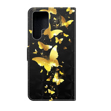 Load image into Gallery viewer, 3D Painting Pattern TPU + PU Leather Phone Case, For Samsung Galaxy S22 Ultra 5G