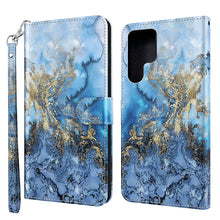 Load image into Gallery viewer, 3D Painting Pattern TPU + PU Leather Phone Case, For Samsung Galaxy S22 Ultra 5G
