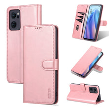 Load image into Gallery viewer, AZNS Skin Feel Calf Texture Flip Leather Phone Case, For Xiaomi Redmi K50 / K50 Pro, For OPPO Reno7 Global, For OPPO Reno7 SE 5G
