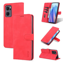 Load image into Gallery viewer, AZNS Skin Feel Calf Texture Flip Leather Phone Case, For Xiaomi Redmi K50 / K50 Pro, For OPPO Reno7 Global, For OPPO Reno7 SE 5G