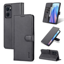 Load image into Gallery viewer, AZNS Skin Feel Calf Texture Flip Leather Phone Case, For Xiaomi Redmi K50 / K50 Pro, For OPPO Reno7 Global, For OPPO Reno7 SE 5G