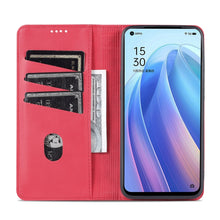 Load image into Gallery viewer, AZNS Magnetic Calf Texture Flip Leather Phone Case, For OPPO Reno7 Global, For Honor 60 SE, For Samsung Galaxy A73 5G, For Xiaomi 12 / 12X