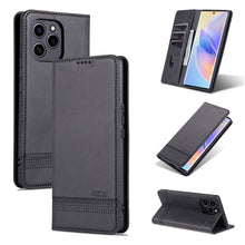 Load image into Gallery viewer, AZNS Magnetic Calf Texture Flip Leather Phone Case, For OPPO Reno7 Global, For Honor 60 SE, For Samsung Galaxy A73 5G, For Xiaomi 12 / 12X