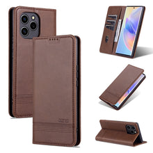 Load image into Gallery viewer, AZNS Magnetic Calf Texture Flip Leather Phone Case, For OPPO Reno7 Global, For Honor 60 SE, For Samsung Galaxy A73 5G, For Xiaomi 12 / 12X