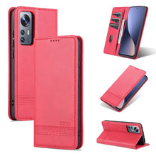 Load image into Gallery viewer, AZNS Magnetic Calf Texture Flip Leather Phone Case, For OPPO Reno7 Global, For Honor 60 SE, For Samsung Galaxy A73 5G, For Xiaomi 12 / 12X