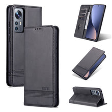Load image into Gallery viewer, AZNS Magnetic Calf Texture Flip Leather Phone Case, For OPPO Reno7 Global, For Honor 60 SE, For Samsung Galaxy A73 5G, For Xiaomi 12 / 12X