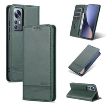 Load image into Gallery viewer, AZNS Magnetic Calf Texture Flip Leather Phone Case, For OPPO Reno7 Global, For Honor 60 SE, For Samsung Galaxy A73 5G, For Xiaomi 12 / 12X