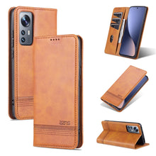 Load image into Gallery viewer, AZNS Magnetic Calf Texture Flip Leather Phone Case, For OPPO Reno7 Global, For Honor 60 SE, For Samsung Galaxy A73 5G, For Xiaomi 12 / 12X