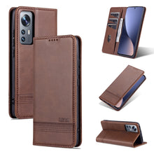 Load image into Gallery viewer, AZNS Magnetic Calf Texture Flip Leather Phone Case, For OPPO Reno7 Global, For Honor 60 SE, For Samsung Galaxy A73 5G, For Xiaomi 12 / 12X