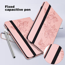 Load image into Gallery viewer, Embossed Butterfly Pattern Leather Tablet Case, For OPPO Pad 11 inch 2022, For Realme Pad 10.4 inch, For Samsung Galaxy Tab A8 10.5 2021, For Samsung Galaxy Tab S8, For Lenovo Legion Y700, For Lenovo Tab K10, For Lenovo Tab P11 Plus