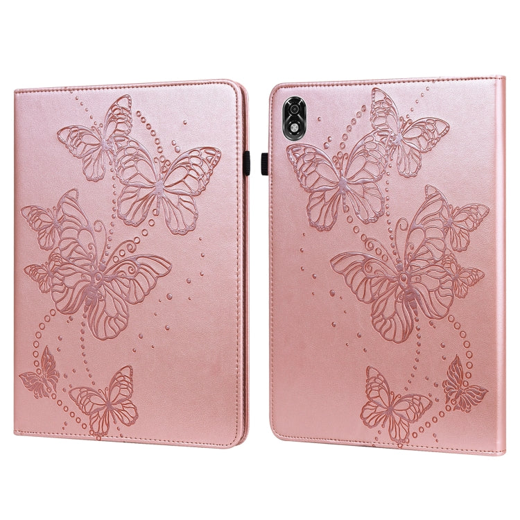 Embossed Butterfly Pattern Leather Tablet Case, For OPPO Pad 11 inch 2022, For Realme Pad 10.4 inch, For Samsung Galaxy Tab A8 10.5 2021, For Samsung Galaxy Tab S8, For Lenovo Legion Y700, For Lenovo Tab K10, For Lenovo Tab P11 Plus