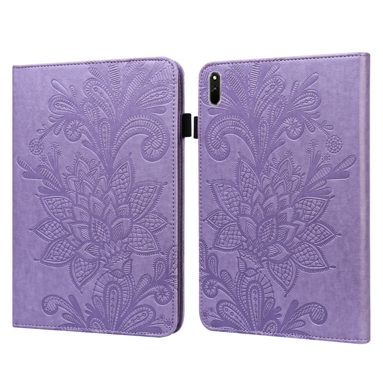 Lace Flower Embossing Pattern Leather Tablet Case, For iPad Pro 11 2022 / 2021 / iPad Air 2020, For Huawei MatePad Pro 10.8 2021 / 2019, For Huawei MatePad 11 2021, For OPPO Pad, For Realme Pad, For Lenovo Tab M8 FHD, For Lenovo Legion Y700            ...