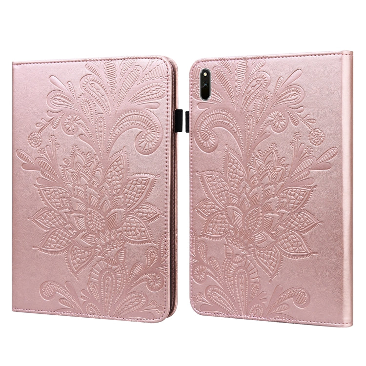 Lace Flower Embossing Pattern Leather Tablet Case, For iPad Pro 11 2022 / 2021 / iPad Air 2020, For Huawei MatePad Pro 10.8 2021 / 2019, For Huawei MatePad 11 2021, For OPPO Pad, For Realme Pad, For Lenovo Tab M8 FHD, For Lenovo Legion Y700            ...