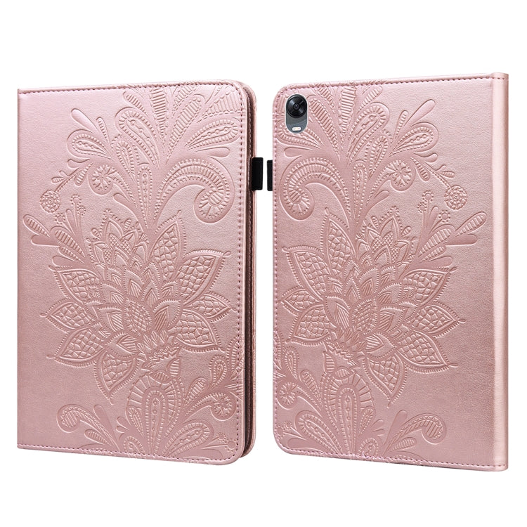 Lace Flower Embossing Pattern Leather Tablet Case, For iPad Pro 11 2022 / 2021 / iPad Air 2020, For Huawei MatePad Pro 10.8 2021 / 2019, For Huawei MatePad 11 2021, For OPPO Pad, For Realme Pad, For Lenovo Tab M8 FHD, For Lenovo Legion Y700            ...