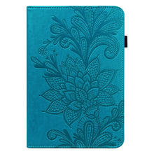 Load image into Gallery viewer, Lace Flower Embossing Pattern Leather Tablet Case, For Samsung Galaxy Tab A8 10.5 2021, For Samsung Galaxy Tab S8