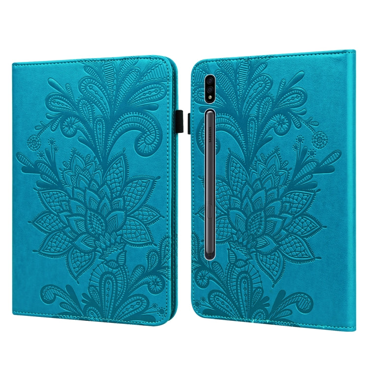Lace Flower Embossing Pattern Leather Tablet Case, For Samsung Galaxy Tab A8 10.5 2021, For Samsung Galaxy Tab S8