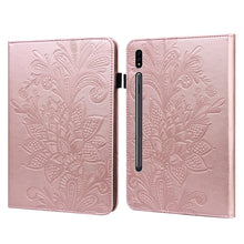 Load image into Gallery viewer, Lace Flower Embossing Pattern Leather Tablet Case, For Samsung Galaxy Tab A8 10.5 2021, For Samsung Galaxy Tab S8