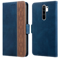 Load image into Gallery viewer, Stitching Side-Magnetic RFID Leather Phone Case, For Xiaomi Redmi 9, For Xiaomi Redmi 9A, For Xiaomi Redmi 9C, For Xiaomi Redmi 9T, For Xiaomi Redmi Note 9 Pro 4G / 9S, For Xiaomi Redmi Note 9 / 10X, For Xiaomi Redmi Note 9T 5G                         ...