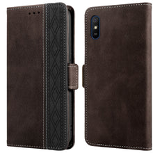 Load image into Gallery viewer, Stitching Side-Magnetic RFID Leather Phone Case, For Xiaomi Redmi 9, For Xiaomi Redmi 9A, For Xiaomi Redmi 9C, For Xiaomi Redmi 9T, For Xiaomi Redmi Note 9 Pro 4G / 9S, For Xiaomi Redmi Note 9 / 10X, For Xiaomi Redmi Note 9T 5G                         ...
