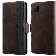 Load image into Gallery viewer, Stitching Side-Magnetic RFID Leather Phone Case, For Xiaomi Redmi 9, For Xiaomi Redmi 9A, For Xiaomi Redmi 9C, For Xiaomi Redmi 9T, For Xiaomi Redmi Note 9 Pro 4G / 9S, For Xiaomi Redmi Note 9 / 10X, For Xiaomi Redmi Note 9T 5G                         ...
